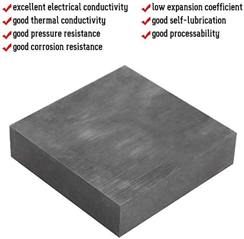 Графитовая плоча особена чистота Zerobegin, Графитовая плоча чистота 99,9%, Заготовка за Производство на Инструменти за леене на Бижута, Дебелина 1 мм