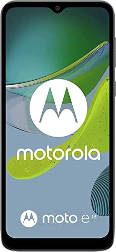 Смартфон Motorola Moto E13 с две SIM-карти 64 GB ROM + 2 GB RAM с фабрично разблокировкой 4G (Cosmic Black) - Международната версия