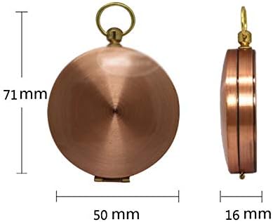 N/A Преносими Компас Къмпинг Туризъм Джобен Компас За Навигация Бронзови Джобни Часовници-Сгъваем Подвесная Верига Многофункционален Компас