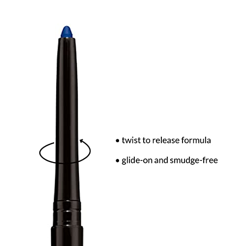 Очна линия за очи AVON Glimmerstick Лазурно-Синя, без да се дърпа с мека плъзгаща се формула за смели, интензивно и трайно цвят.