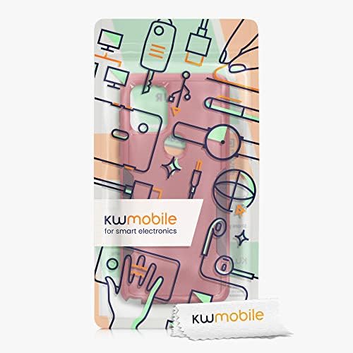 Твърд калъф kwmobile, съвместим с Motorola Moto G Stylus 5G - Калъф от Защитна пластмаса и TPU за един смартфон - Червен /Тъмно червен