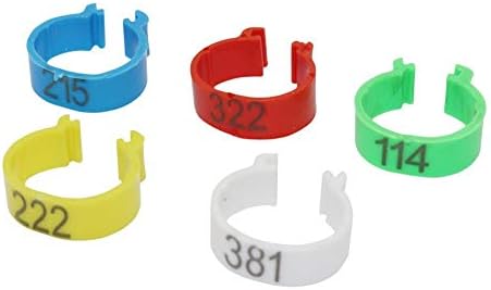 Zboro 500 бр. / Лот, Вътрешен диаметър 1,6 см, Цифрова Пръстен за пилешки крачета, Идентификационное пръстен за щик, Брой на дупки 001-500, пръстен за пъдпъдъчи крака-42734