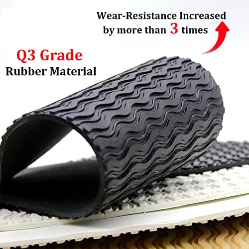 Работа на смени гума на пълна подметка GULELAYAR, Противоскользящий Материал за ремонт на подметки на обувки Листа за ремонт на обувки, Противоскользящий лист за ремонт на стъпалата (вълна Бял цвят)