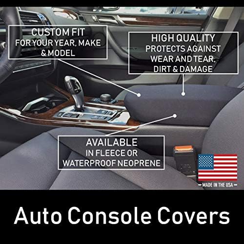 Калъфи за автомобилни конзоли -Подходящ за Cadillac XT5 2017-2022 година. Калъф за подлакътник на Централната конзола, защитен водоустойчив неопреновой кърпа - Кафяв