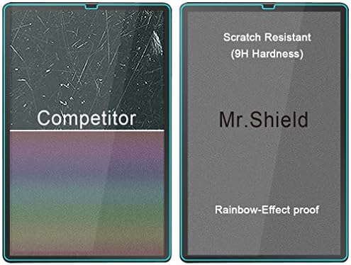 Mr.Shield [КОМПЛЕКТ от 2 позиции] е Предназначен за Samsung Galaxy Tab S5E (10,1 инча), [Защитен слой от закалено стъкло] с замяна на доживотна