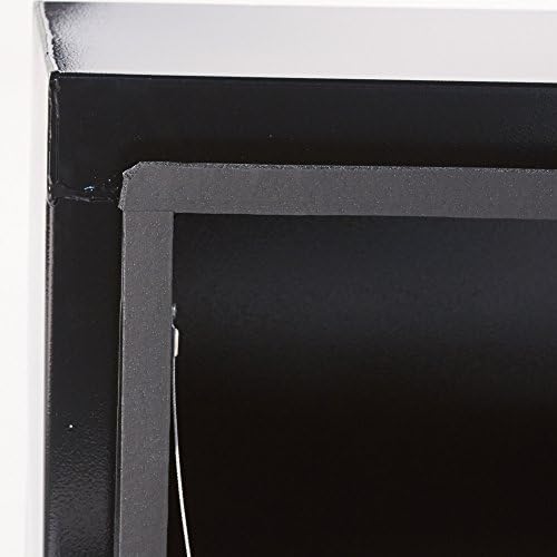 Кутия за инструменти Northern Tool, за инсталиране на количка отгоре - Стомана, черен гланц, Затвори с Т-образна дръжка, 72 инча x 12 см x 16 см. Номер на модела 36212789