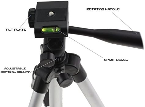 Лек алуминиев статив Navitech, съвместим с цифрова камера с висока разделителна способност Vivitar DVR-508