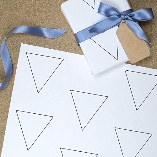 5 листа подарък опаковки Обърнат триъгълник, формат А1 /амбалажна хартия (GI00054942)