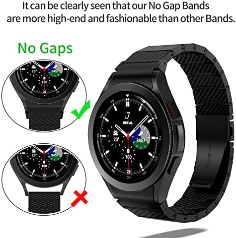 Каишка за часовник BEIZIYE от въглеродни влакна, който е съвместим с Samsung Galaxy watch 5 Pro band 45 мм, Galaxy 5 watch band 40/44 мм и Galaxy watch 4 band 46/42/44/40 мм, мъжки каишка, без разлика, модерен лек каишка