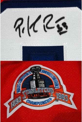 Патрик Рой с автограф истинските герои хокей Червена Риза Монреал Канадиенс - Горната палуба - Тениски НХЛ с автограф