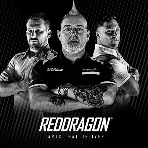 Професионален набор от Волфрам Дартс, RED DRAGON Jonny Clayton Gold с Топчета и Пръчки