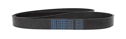 D&D PowerDrive 1455L50 Поли Клиновой каишка 50 Ленти, Гума