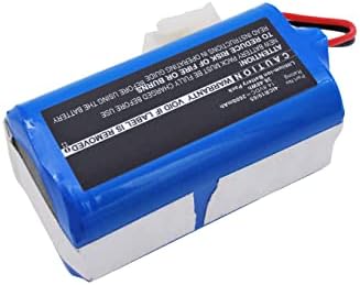 Батерия за цифров прахосмукачка Synergy, съвместим с прахосмукачката ILIFE A9, (литиево-йонна, 14,8 В, 2600 mah) голям капацитет, подмяна на батерията Dibea 4ICR19/65