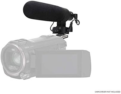 Digital enhanced суперкардиоидный микрофон с ЦПУ, Съвместим с Sony Alpha a99 II (Стерео /Пушка) с ръчен Dead Cat Wind