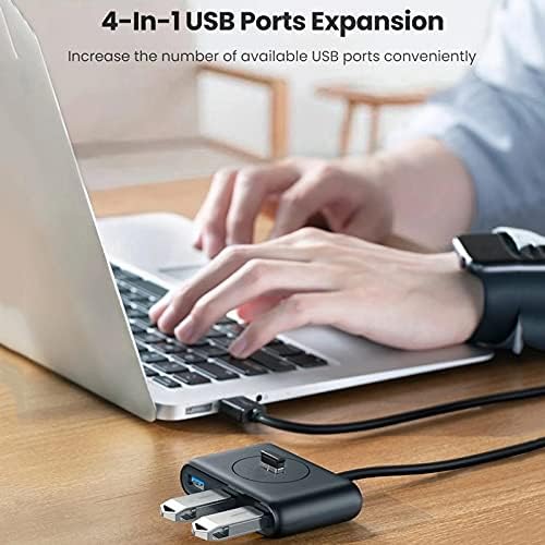 NIZYH USB Хъб, 4-Портов USB 3.0 на Спецификацията за USB Сплитер за Твърди дискове, USB Флаш Устройство е Мишка, Клавиатура Удлинительный Адаптер USB 3.0 Хъб