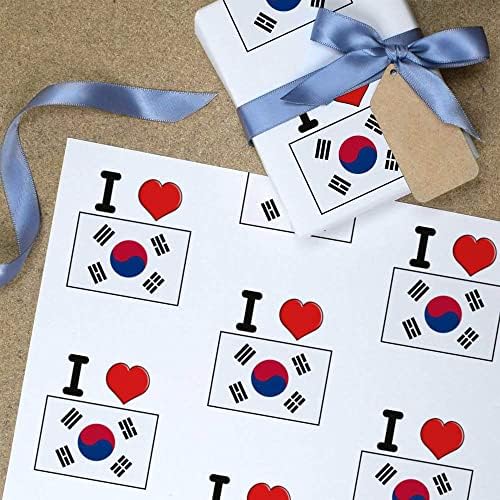 Опаковъчна хартия Azeeda A1 Аз обичам Южна Корея / лист амбалажна хартия (GI00060749)