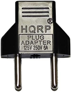 Зарядно устройство HQRP AC Adapter е Съвместимо с екшън камерата GoPro HERO4 Session, Адаптер, кабел за захранване камера Go Pro HERO-4-Session HERO4-Session [Посочва в UL] + Адаптер Euro Plug