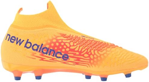 Мъжки футболни обувки New Balance Tekela V3 + Магия Fg, без закопчалка, Импулсни /Ярко оранжево, ширина 10