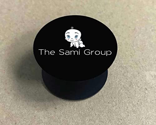 Прибиращ се дръжка и поставка за телефон, лого Sami (черен)
